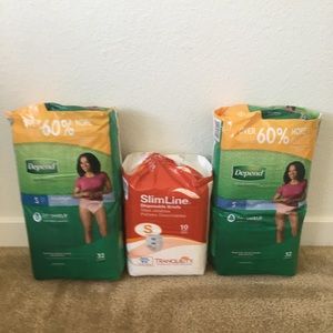 Depends Silhouettes Maximum Absorbency Size Small NWT